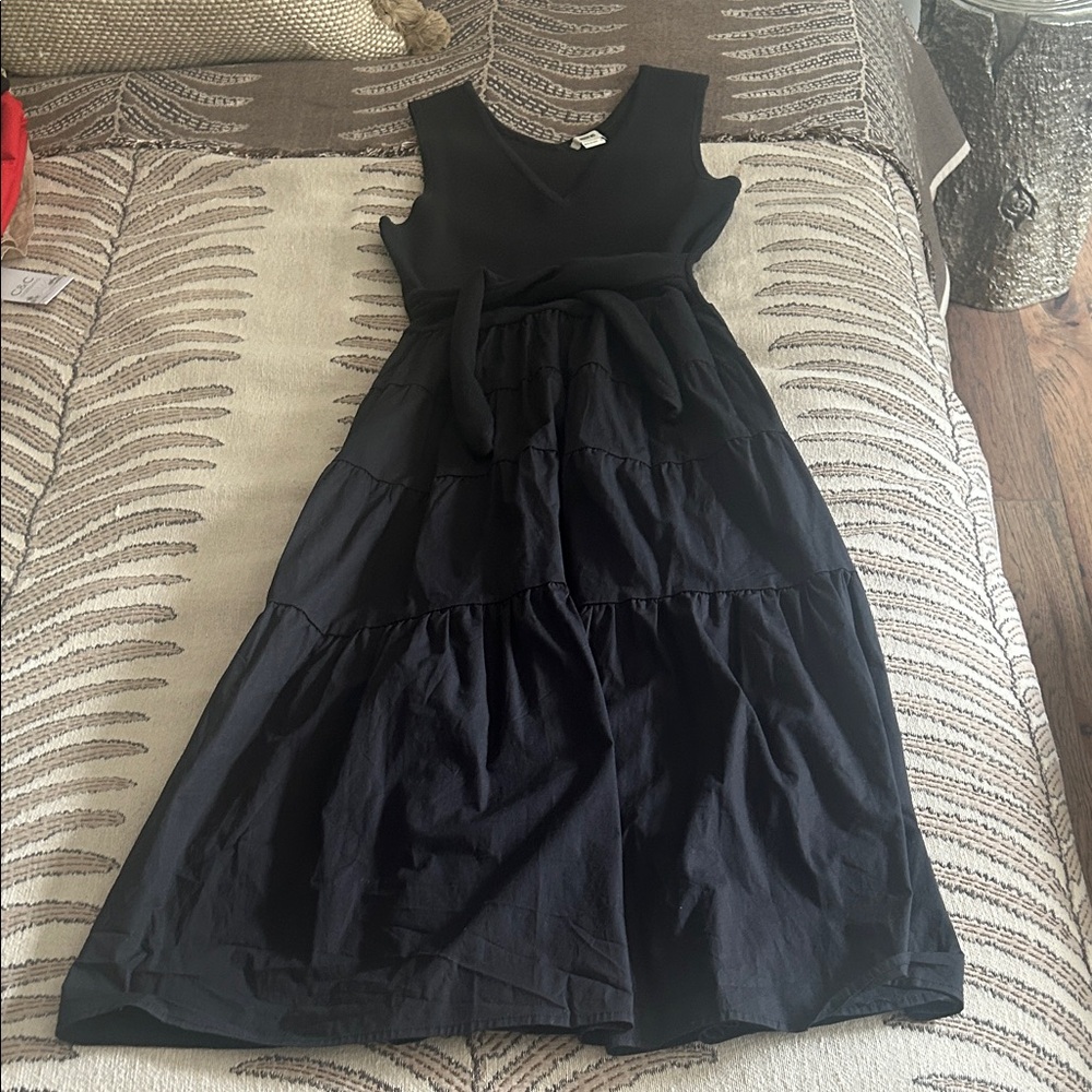 Jason Wu Black Tiered Dress
